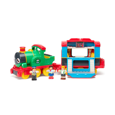Jucarie pentru copii WOW Toys, Tren cu vagon, Sam the Steam Train