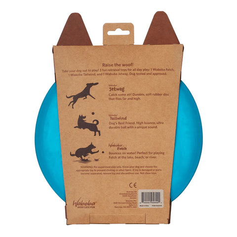 Jucarii pentru caini - Waboba Woofpack 3 in 1, frisbee si 2 mingi
