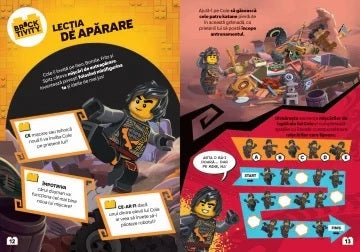 LEGO Bricktivity Ninjago - Cole si Robotul in misiune. Jocuri, activitati si povesti