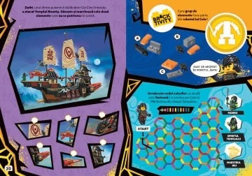 LEGO Bricktivity Ninjago - Cole si Robotul in misiune. Jocuri, activitati si povesti