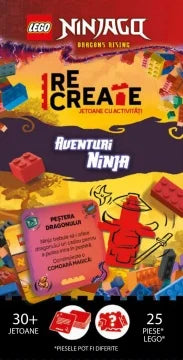 LEGO RECREATE NINJAGO –Jetoane cu activitati. Aventuri Ninja