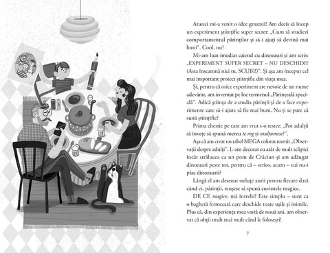 Laboratorul fericirii. Experimente cu mama, tata si un motan zambaret