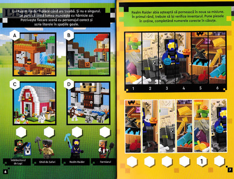 LEGO Minecraft – Lupta cu Wither. Activitati si benzi desenate