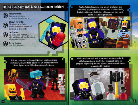 LEGO Minecraft – Lupta cu Wither. Activitati si benzi desenate