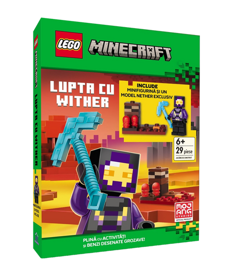 LEGO Minecraft – Lupta cu Wither. Activitati si benzi desenate