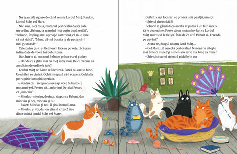 Libraria cu pisici. Motanul care facea pe seful