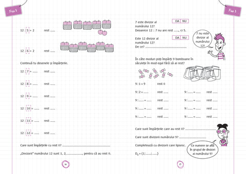 Multipli si divizori - Matematica pas cu pas