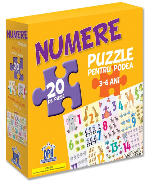 Numere-Puzzle pentru podea