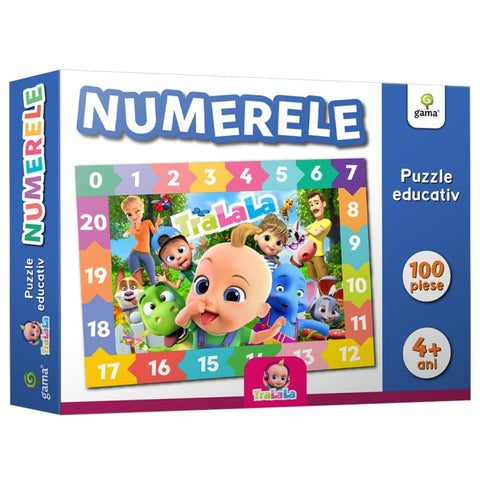 Numerele. Puzzle Educativ TraLaLa