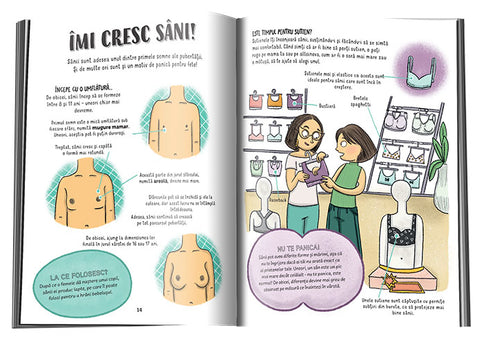 Nu te panica, esti la pubertate! Ghid pentru fete