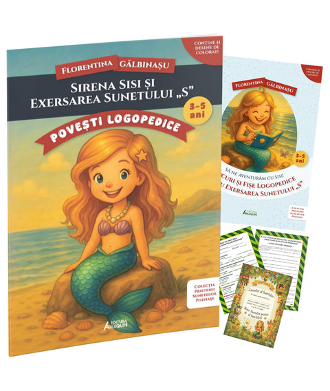 Pachet Sirena Sisi si exersarea sunetului „S”. Prietenii Sunetelor Poznase