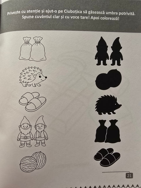 Pachet Ciupercuta Ciubotica si exersarea sunetului „CI”. Prietenii Sunetelor Poznase