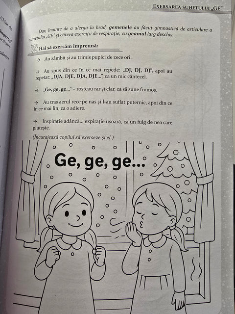 Pachet Gemenele si exersarea sunetului „GE”. Prietenii Sunetelor Poznase
