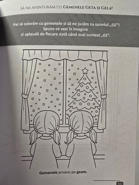 Pachet Gemenele si exersarea sunetului „GE”. Prietenii Sunetelor Poznase