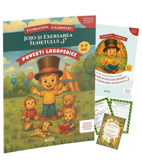 Pachet Jojo si exersarea sunetului „J”. Prietenii Sunetelor Poznase