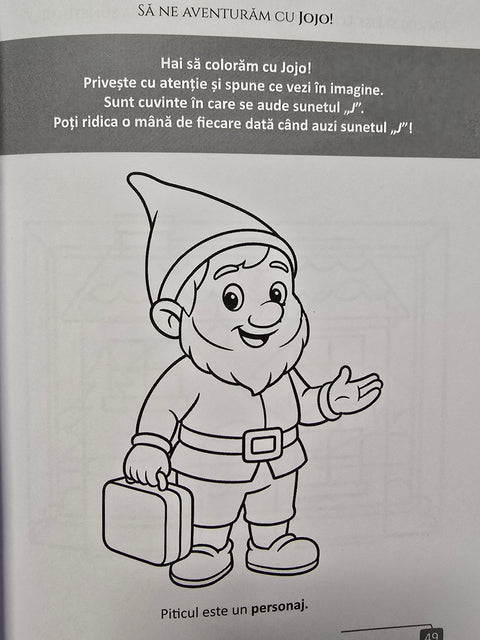 Pachet Jojo si exersarea sunetului „J”. Prietenii Sunetelor Poznase