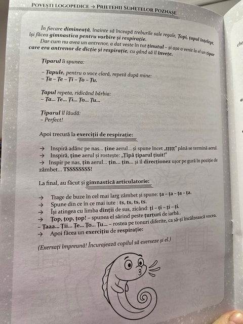 Pachet Printul Țopi si exersarea sunetului „Ț”. Prietenii Sunetelor Poznase