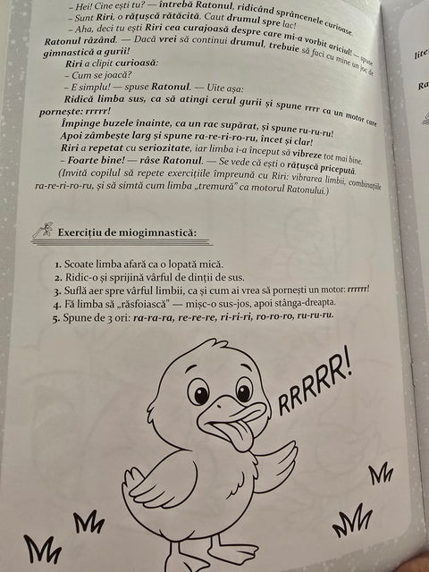 Mapa Sunetului R Pachet Ratusca Riri si exersarea sunetului „R”. Prietenii Sunetelor Po ...