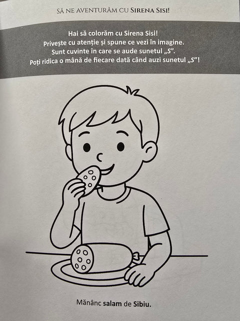 Pachet Sirena Sisi si exersarea sunetului „S”. Prietenii Sunetelor Poznase