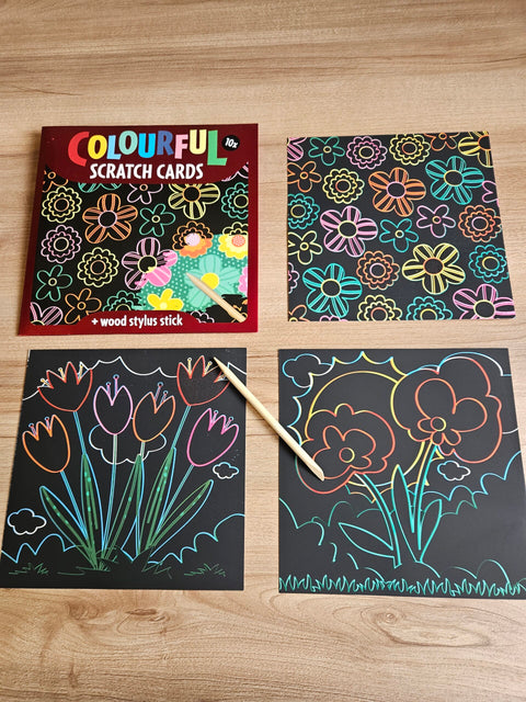 Planse colorate de razuit: Flori