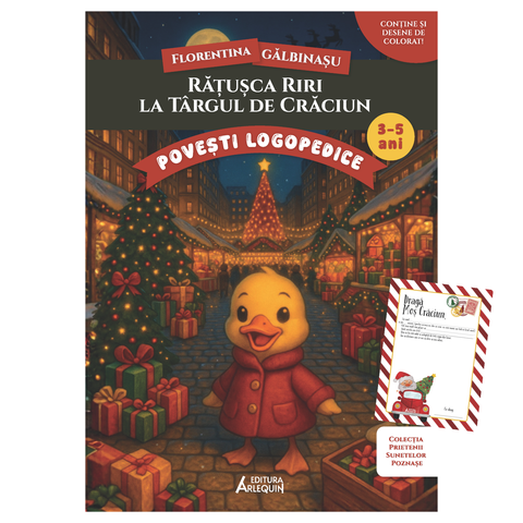 Ratusca Riri la Targul de Craciun – poveste logopedica + Scrisoare pentru Mos Craciun