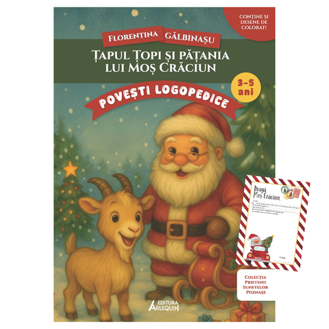 Țapul Țopi și pățania lui Moș Crăciun – poveste logopedică + Scrisoare pentru Moș Crăciun