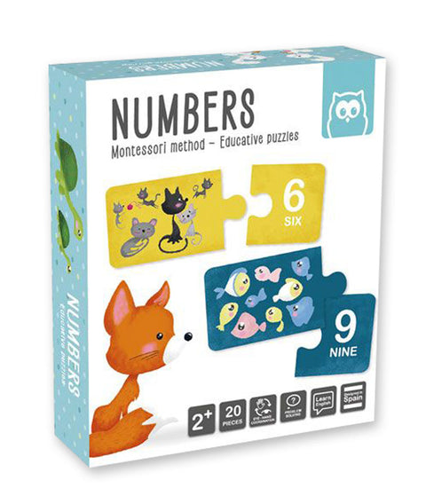 Puzzle Educativ Montessori - Învățăm Numerele
