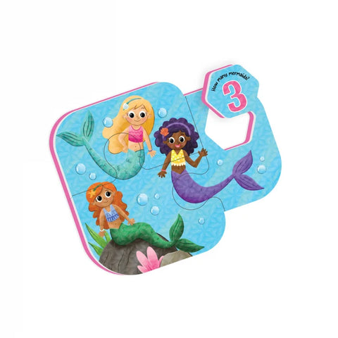 Puzzle de baie pentru bebelusi. Magical Mermaid Bath Puzzle