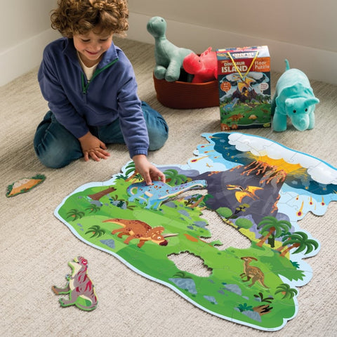 Puzzle de podea Insula dinozaurilor. Peaceable Kingdom