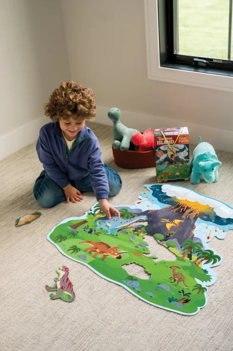 Puzzle de podea Insula dinozaurilor. Peaceable Kingdom