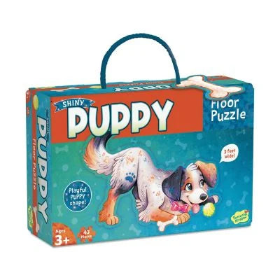 Puzzle de podea in forma de catelus. Puppy floor puzzle