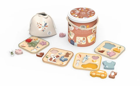 Puzzle senzorial de potrivire a formelor, Speedy Monkey