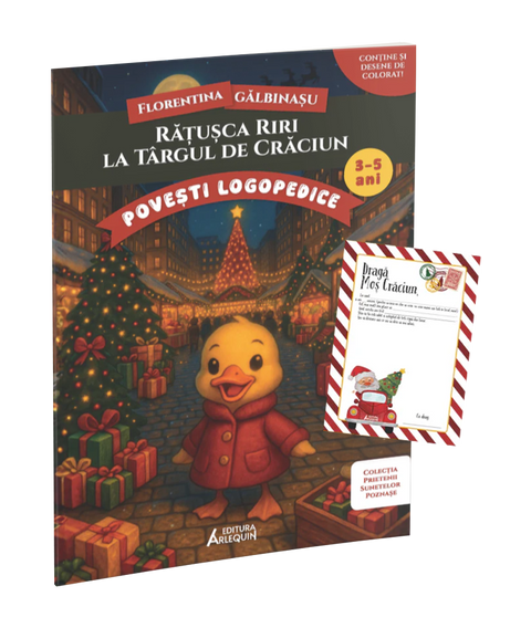 Ratusca Riri la Targul de Craciun – poveste logopedica + Scrisoare pentru Mos Craciun