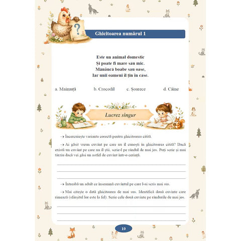 SCIFOG – Scriem, citim si antrenam fonologicul cu ajutorul ghicitorilor