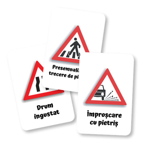 Semne de Circulatie. Carti de Joc Educative