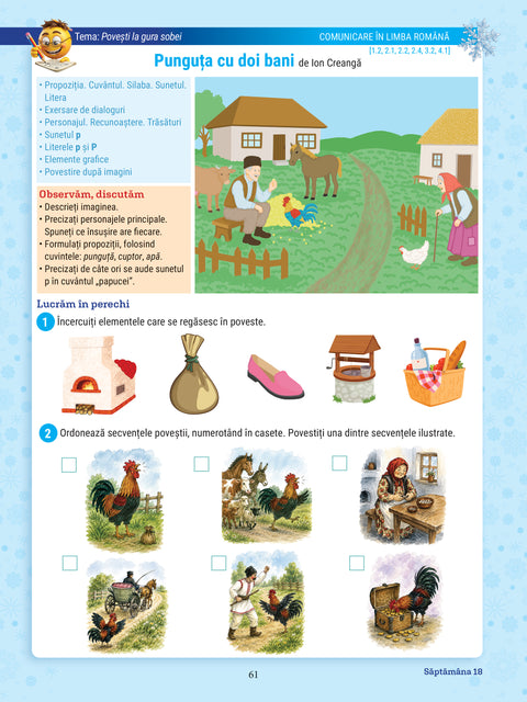 Set 2. Activitati Integrate Clasa Pregatitoare