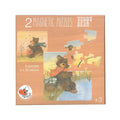 Set 2 puzzle-uri magnetice Ursuletul de plus. Egmont Toys