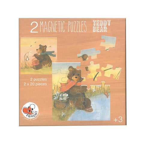 Set 2 puzzle-uri magnetice Ursuletul de plus. Egmont Toys