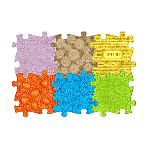 Set covorase ortopedice senzoriale Muffik Baby Pastel