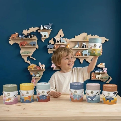 Set educativ cu animale din Oceania, Speedy Monkey