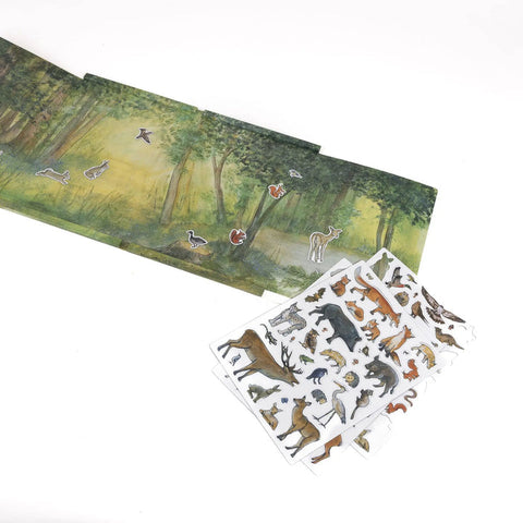 Set magnetic Animale din padure. Egmont Toys