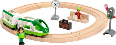 Set trenulet cu sine si figurine + accesorii feroviare - BRIO