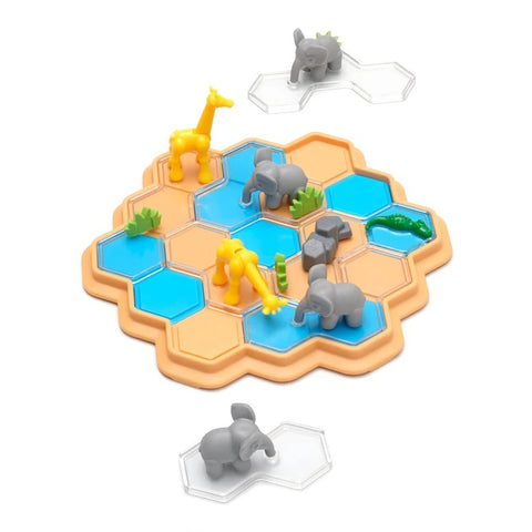 Smart Games - Croco Tiles, joc de logica cu 60 de provocari