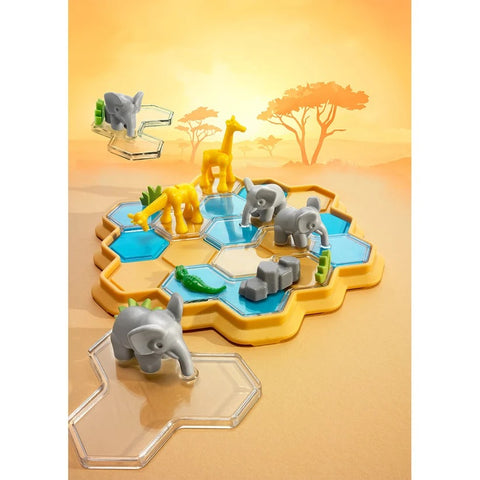 Smart Games - Croco Tiles, joc de logica cu 60 de provocari