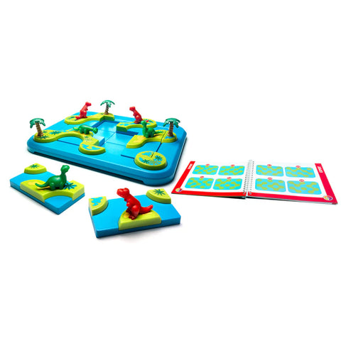 Smart Games - Dinosaurs Mystic Islands, joc de logica cu 80 de provocari