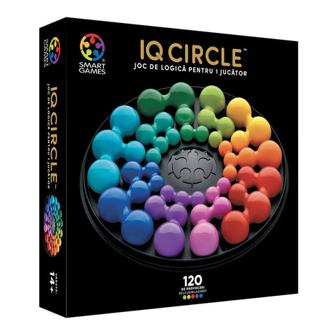 Smart Games - IQ Deluxe - Circle, joc de logica cu 120 de provocari