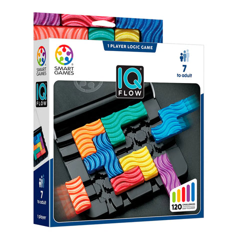 Smart Games - IQ Flow, joc de logica cu 120 de provocari
