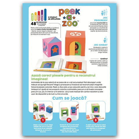 Smart Games - Peek - a - Zoo, editie lb. romana