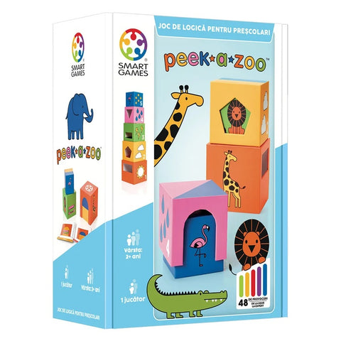 Smart Games - Peek - a - Zoo, editie lb. romana