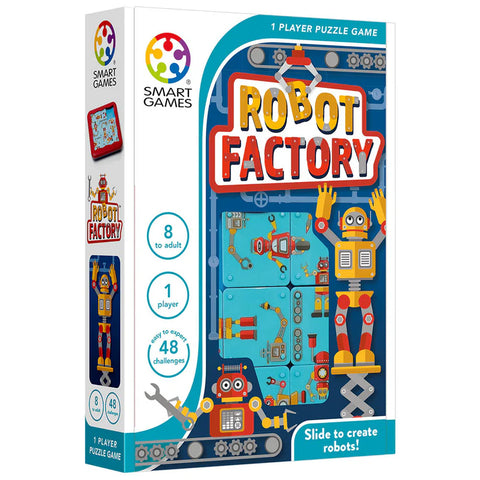 Smart Games - Robot Factory, joc de logica cu 48 de provocari